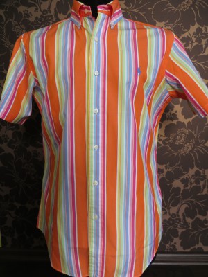 Рубашка Polo by Ralph Lauren р. M яркая летняя мужская рубашка
