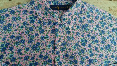 Рубашка Ralph Lauren оригинал р. XL  рубашка в цветочек 