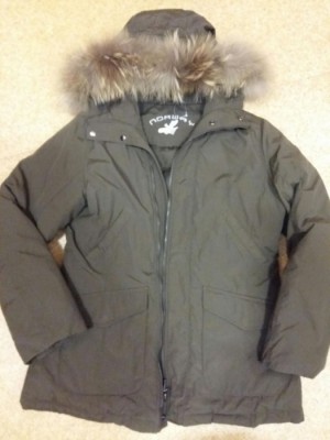 Парка Norway Италия оригинал  Зимняя куртка Аляска  парка пуховик с натуральным мехом,
защитного цвета
