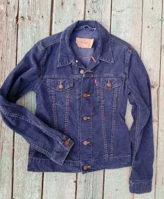 Куртка джинсовая Levi&#039;s р. S вельветовая джинсовая куртка