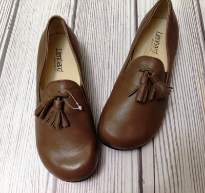 Туфли Lienhard кожа размер 36 светло-коричневые, кожа