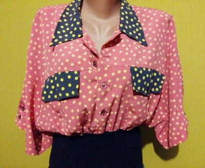 Блуза Spector&#039;S Франция  Блуза олдскульная 
Spector'S Франция размер M-L