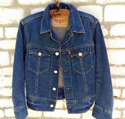 Куртка джинсовая Levi&#039;s р. S  унисекс модель 70901