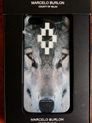 Чехол для IPhone 5/5S Marcelo Burlon волк Чехол для IPhone 5/5S Marcelo Burlon волк