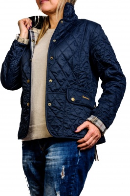 Куртка Barbour оригинал стеганка темно-синяя