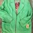 Куртка Mona замш XXL - Зеленая кожаная куртка женская фото 1