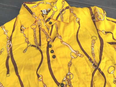 Рубашка Seidensticker р.36 ярко желтая рубашка 