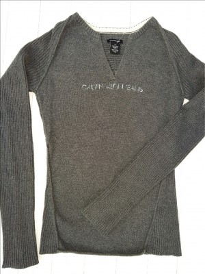 Свитер Calvin Klein Jeans р. L/G вязка "лапша" - спинка и рукава