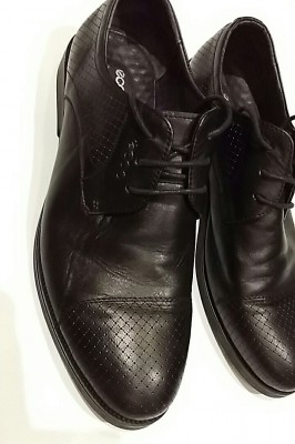 Туфли Ecco р. 42.5 классическая модель, облегченные, мягкая кожа 