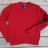 Свитер Polo by Ralph Lauren оригинал - Красный свитер Polo by Ralph Lauren фото 2