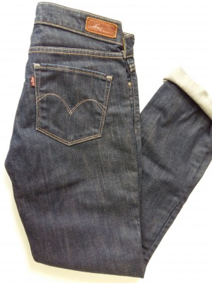 Джинсы Levi&#039;s Demi Curve р. 26 джинсы классического кроя, прямые