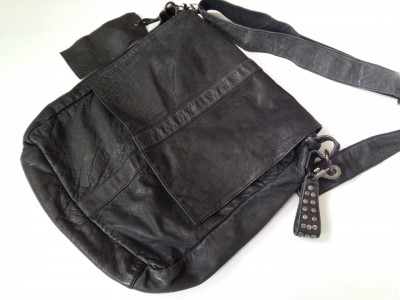 Сумка мужская Allsaints Spitalfields оригинал сумка кроссбади через плечо, цельная кожа.