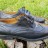 Туфли броги Fretz Швейцария р. 44-45 - Мужские броги черного цвета фото 2
